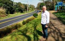 Guarania&ccedil;u - Prefeito recebe obra finalizada pelo DER