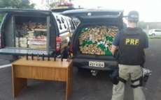 PRF apreende 2.400 muni&ccedil;&otilde;es, oito pistolas e 686 quilos de maconha