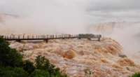 Paraná - Chuva muda cenários nas Cataratas e Itaipu