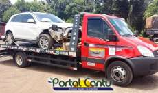 Guarania&ccedil;u - Carro de Laranjeiras se envolve em acidente na BR 277