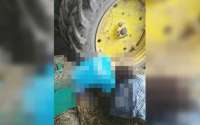 Jovem morre triturado em acidente com máquina agrícola