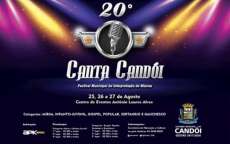 Cand&oacute;i - Inscri&ccedil;&otilde;es do Canta Cand&oacute;i se encerram esta semana
