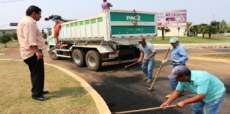 Reserva do Iguaçu - Obras e Meio Ambiente realizam tapa-buracos em ruas da cidade