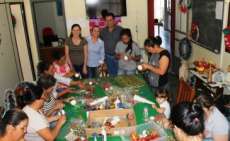 Nova Laranjeiras - Curso de Decora&ccedil;&atilde;o Natalina na Assist&ecirc;ncia Social foi um sucesso