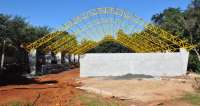 Laranjeiras - Prefeitura acelera ritmo das obras e entrega nos próximos dias quadras poliesportivas no 8 de Junho e escola Aluísio Maier