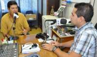 Aladim Alberto Lisowski no programa Alô Comunidade
