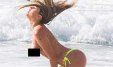 Andressa Urach faz topless e vira not&iacute;cia internacional