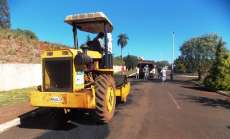 Virmond - Recape asf&aacute;ltico inicia no centro da cidade