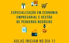 Laranjeiras - UFFS: Aulas da Especialização em Economia Empresarial e Gestão de Pequenos Negócios iniciam nesta semana