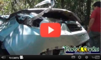 Guarania&ccedil;u - Motorista tem mau s&uacute;bito e perde o controle do carro.