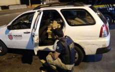 Traficantes clonam carro do governo do Paran&aacute; para levar 400 kg de maconha