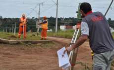 Laranjeiras - Começou o levantamento topográfico para a pavimentação da Avenida Santos Dumont