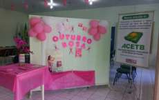 Tr&ecirc;s Barras - ACETB adere a Campanha Outubro Rosa