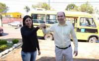 Pinh&atilde;o - Munic&iacute;pio recebe novo &ocirc;nibus para transporte escolar