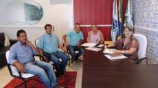 Catanduvas - Prefeita realiza reuni&atilde;o com a presidente da C&acirc;mara e Vereadores