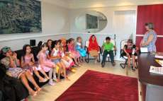 Catanduvas - Alunos da Escola Maria Mayer visitam prefeita