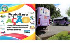 Pinh&atilde;o - Programa Prefeitura em A&ccedil;&atilde;o ser&aacute; realizado em novembro com os servi&ccedil;os do &ldquo;&Ocirc;nibus Lil&aacute;s&rdquo; do governo do estado