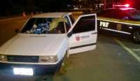 Virmond - Carro carregado de cigarros e conduzido por menor capota nesta quinta dia 12