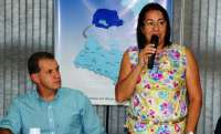 Prefeita Sirlene e secretario Romam