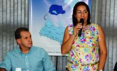 Prefeita Sirlene e secretario Romam