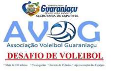 Guarania&ccedil;u - Neste s&aacute;bado tem Desafio de Voleibol
