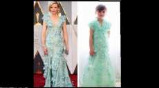 Menina de seis anos recria vestidos do Oscar usando apenas papel