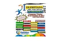 Guarania&ccedil;u - Inscri&ccedil;&otilde;es abertas! Participe das Olimp&iacute;adas Municipais