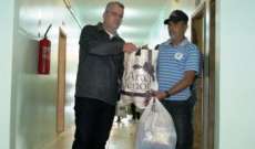Vice-prefeito Ivan Theo durante a entrega